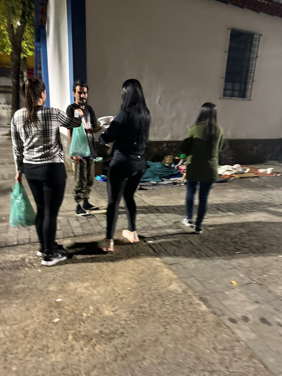 Ação da Missão Rua nas ruas